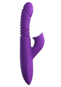 Fantasy For Her Ultimate Thrusting Clit Stimulate Her Rabbit Vibrator - Purple