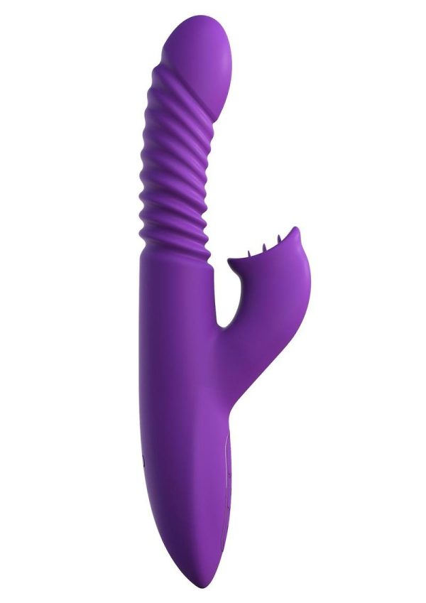 Fantasy For Her Ultimate Thrusting Clit Stimulate Her Rabbit Vibrator - Purple