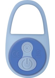 Fingerlicious Rechargeable Bullet with Silicone Finger Vibrator - Blue