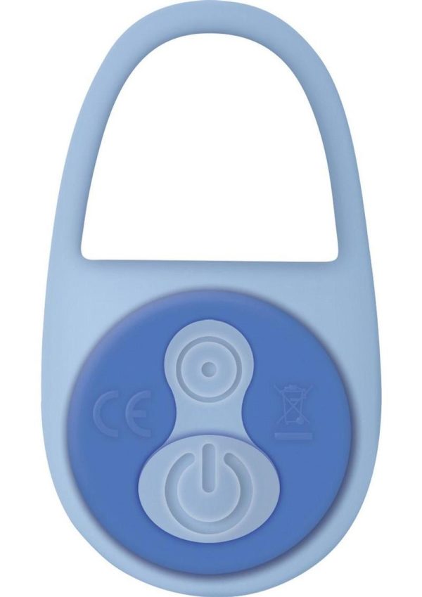 Fingerlicious Rechargeable Bullet with Silicone Finger Vibrator - Blue