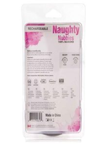 PowerBullet Naughty Nubbies Silicone Rechargeable Finger Massager - Pink