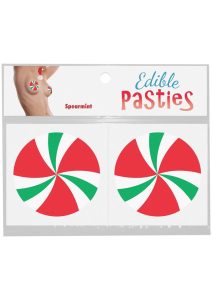 Edible Pasties - Candy Swirls (Spearmint)