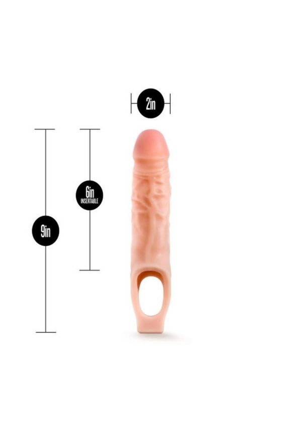Performance Cock Sheath Penis Extender 9in - Vanilla