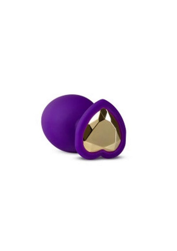 Temptasia Bling Plug Silicone Butt Plug - Small - Purple