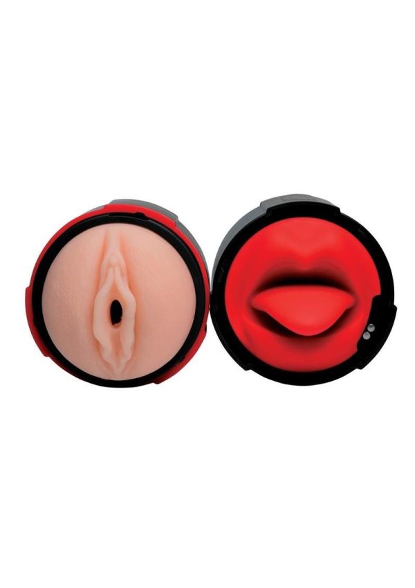 LoveBotz Flicking Tongue Masturbator - Red