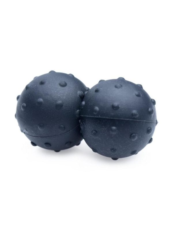 Master Series Dragon`s Orbs Nubbed Silicone Magnetic Balls - Black