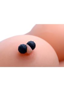 Master Series Dragon`s Orbs Nubbed Silicone Magnetic Balls - Black