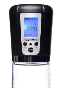 Size Matters Power Suction Penis Pump with Built-in Display - Clear