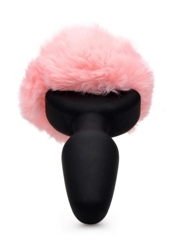 Tailz Vibrating Bunny Tail Anal Plug with Remote Control - Pink