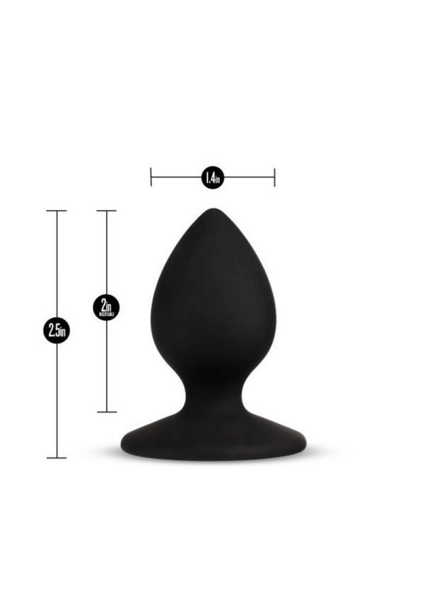 Temptasia Slut Silicone Butt Plug - Black