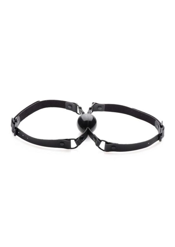 Master Series Doppelgänger Silicone Double Mouth Gag - Black