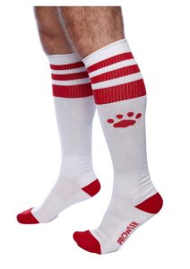 Prowler RED Football Socks - White/Red