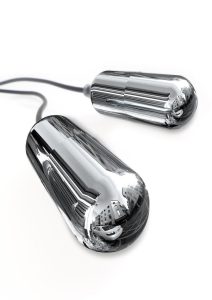 Classix Dual Vibrating Head Teaser with Remote Control - Smoke and Clear