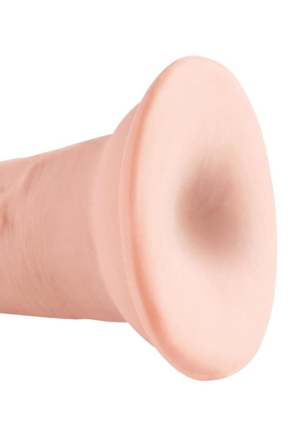 King Cock Plus Triple Density Dildo 5in - Vanilla