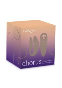 We-Vibe Chorus Rechargeable Couples Vibrator with Squeeze Remote Control - Purple