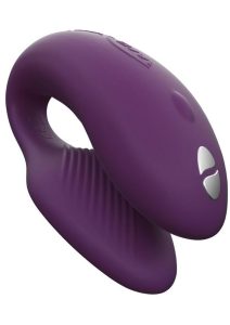We-Vibe Chorus Rechargeable Couples Vibrator with Squeeze Remote Control - Purple