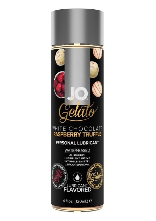 JO Gelato Water Based Lubricant White Chocolate Raspberry 4oz