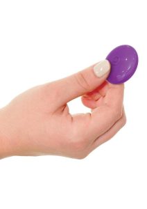 3Some Total Ecstasy Silicone Rechargeable Vibrator with Remote Control -  Purple