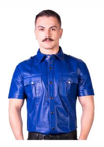 Prowler RED Slim Fit Police Shirt - XXL - Blue