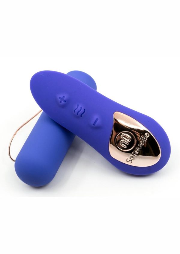 Nu Sensuelle Rechargeable Silicone Bullet Plus with Remote Control  - Ultra Violet