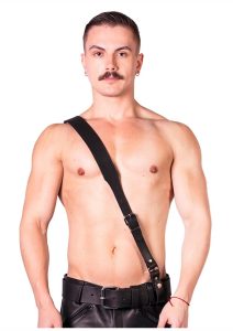Prowler RED Sam Browne Belt - Small - Black