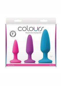Colours Pleasures Trainer Kit Silicone Anal Plugs Assorted Sizes - Multiple Colors