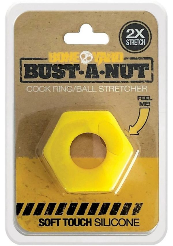 Boneyard Bust A Nut 2X Stretch Silicone Ball Stretcher - Yellow