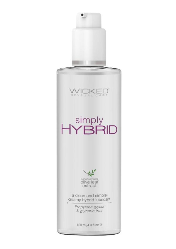Wicked Simply Hybrid Lubricant with Olive Leaf Extract 4oz