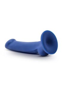 Avant D10 Ergo Mini Silicone Dildo with Suction Cup 6.5in - Indigo