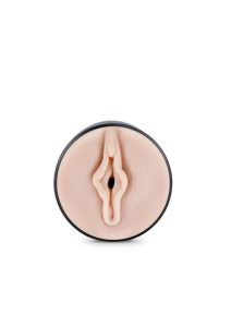 M for Men Soft and Wet Self Lubricating Masturbator Cup Ridge - Pussy - Vanilla