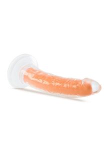 Neo Elite Glow in the Dark Dildo 7.5in - Orange