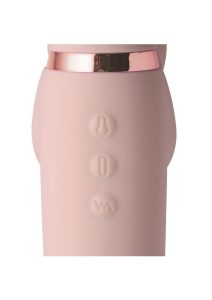 Strap U Inflatable Rechargeable Silicone Ergo Fit Strapless Strap-On with Remote Control - Vanilla