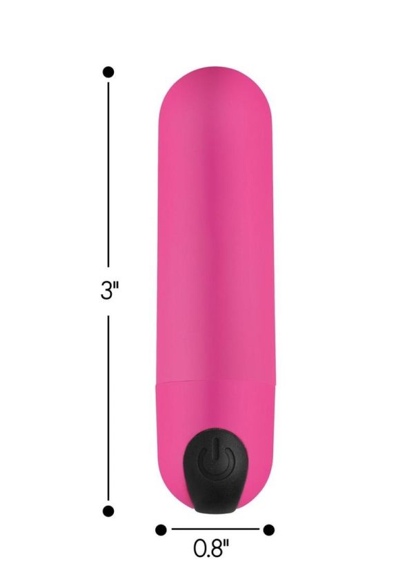 Bang! Vibrating Bullet with Remote Control - Pink