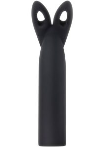 Four Play Rechargeable Bullet with 3 Silicone Sleeves Kit - Black