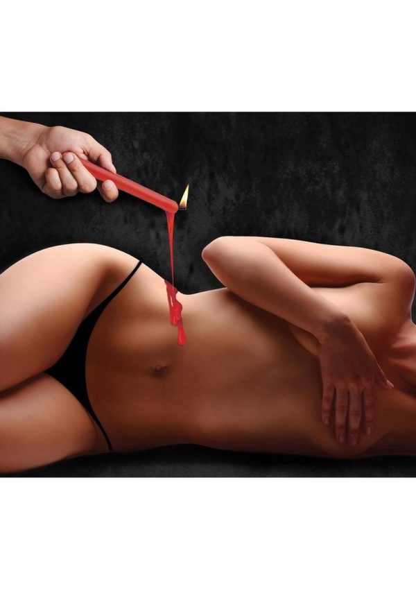 Master Series Fire Sticks Fetish Drip Candles (set of 3) - Red