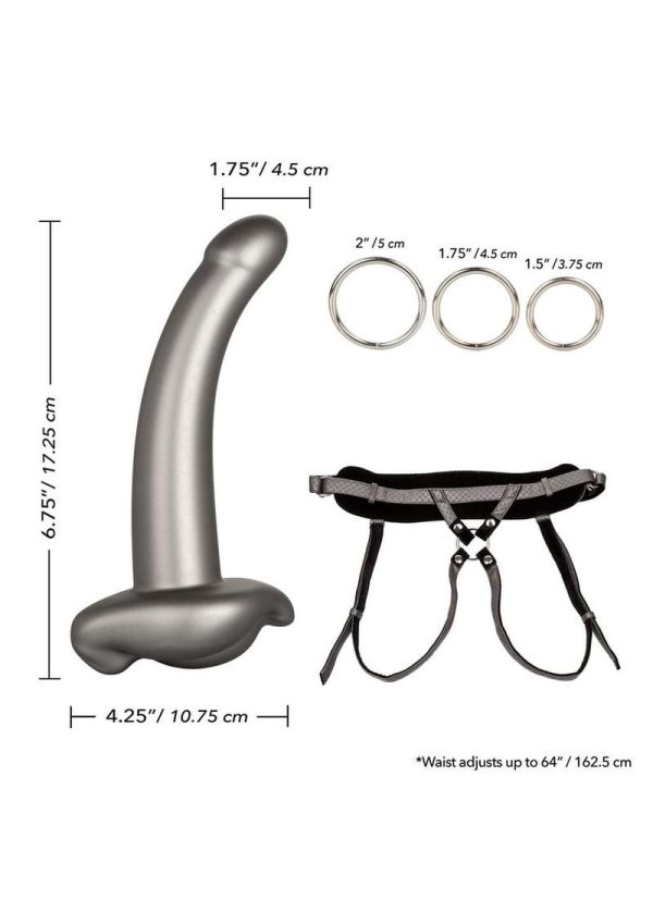 Her Royal Harness The Royal Ultra-Soft Set Adjustable Harness with ME2 Silicone G-Probe - Gray