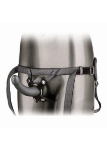 Her Royal Harness The Royal Ultra-Soft Set Adjustable Harness with ME2 Silicone G-Probe - Gray