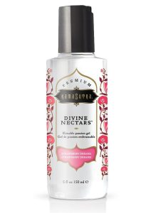 Kama Sutra Divine Nectars Water Based Flavored Body Glide Lubricant 5oz - Strawberry Dreams