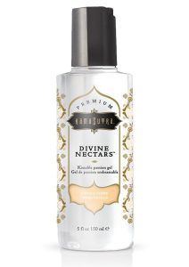 Kama Sutra Divine Nectars Water Based Flavored Body Glide Lubricant 5oz - Vanilla Crème