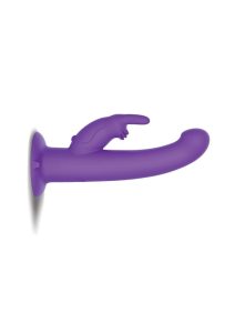 The Rabbit Company The G-Spot Rotating Rabbit Peg Rechargeable Silicone Rabbit Vibrator - Purple