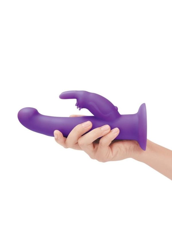 The Rabbit Company The G-Spot Rotating Rabbit Peg Rechargeable Silicone Rabbit Vibrator - Purple