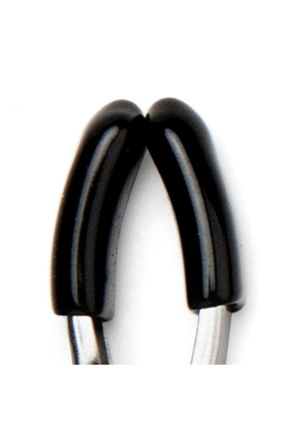 Lux Fetish Adjustable Nipple and Clitoral Clamps - Black
