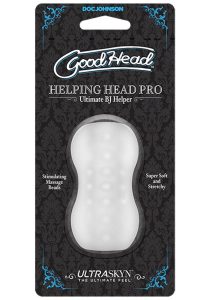 GoodHead Helping Head Pro Masturbator - Frost