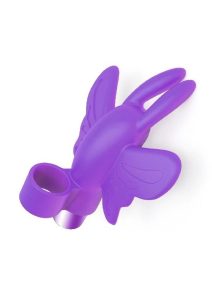The 9`s - Flirt finger Silicone Butterfly Finger Vibrator - Purple