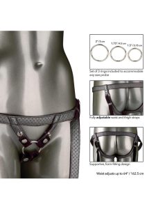 Her Royal Harness The Regal Duchess Adjustable Harness - Pewter