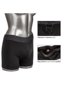 Packer Gear Boxer Brief with Packing Pouch - XS/S - Black