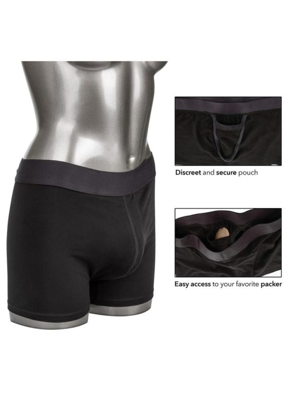 Packer Gear Boxer Brief with Packing Pouch - XS/S - Black