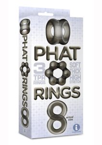 Chunky Cock Rings - Smoke