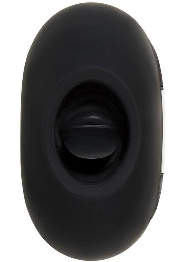 Lickity Slit Rechargeable Silicone Massager - Black