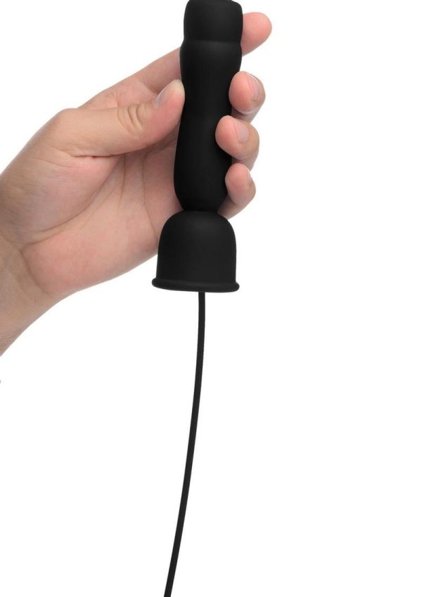Trinity Men Penis Head Teaser with Uretheral Insert - Black -